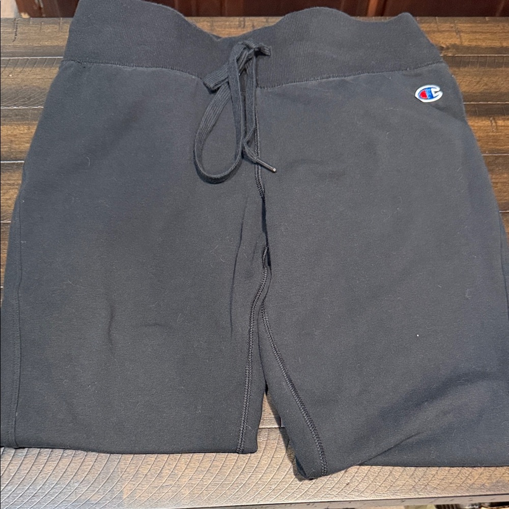 Champion women’s  Black Fl jogger pants  with Drawstring